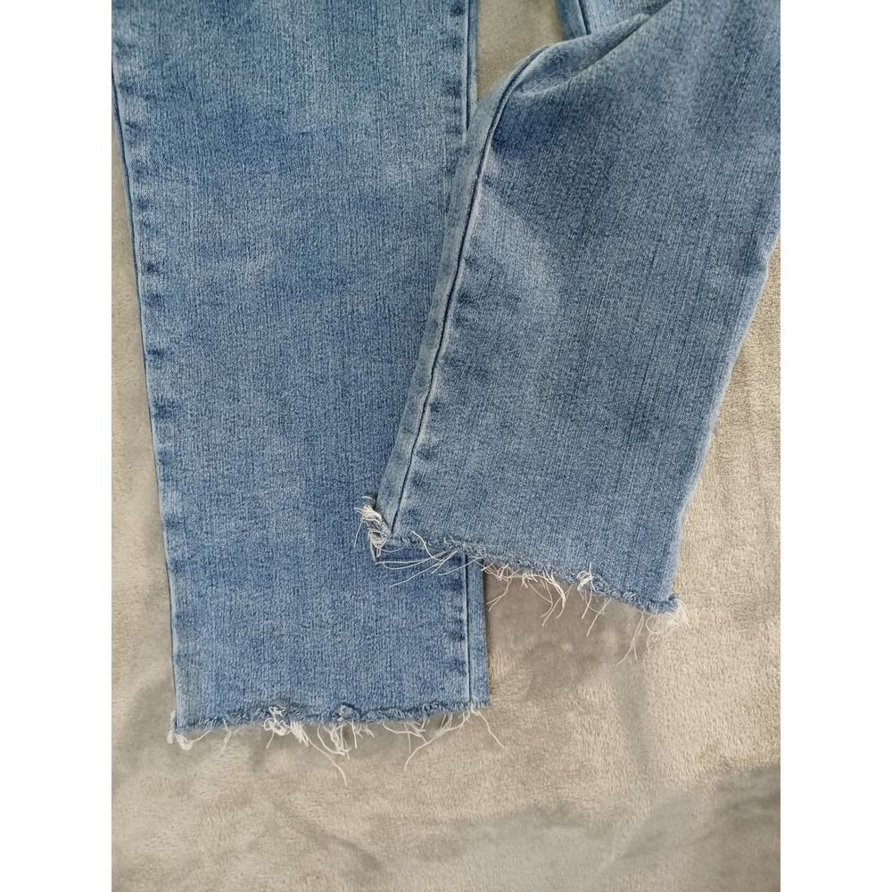 Gloria Vanderbilt Amanda Jeans Size 10 Raw Hem Straight Leg Stretch Everyday‎ - Picture 2 of 10